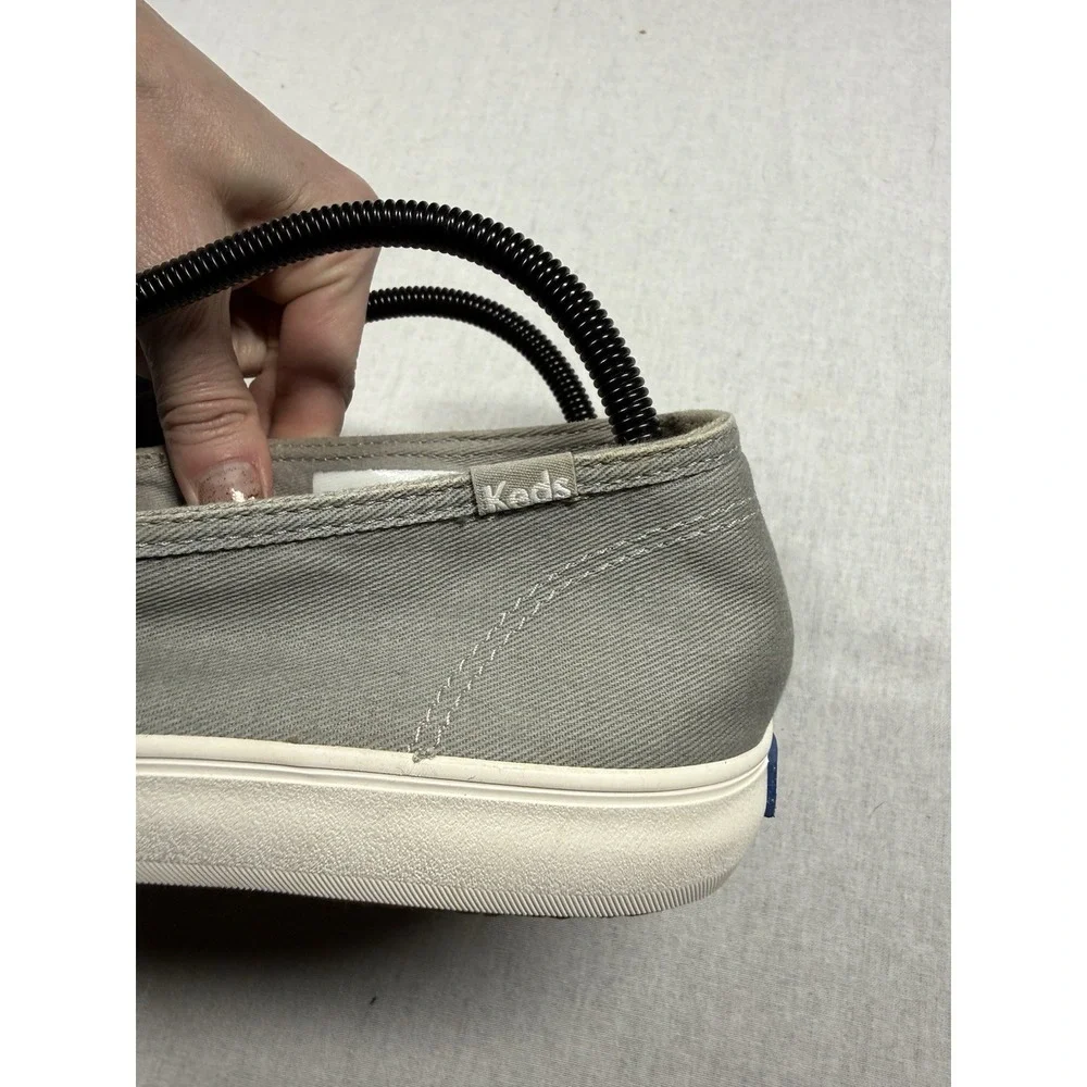 Keds Champion Canvas Slip On Shoes Women Size 11 Gray Double Decker Comfort